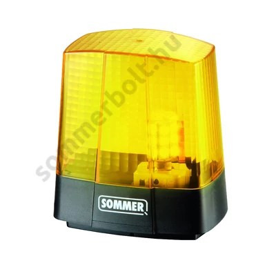 Sommer villogó lámpa, 24V LED-es izzóval