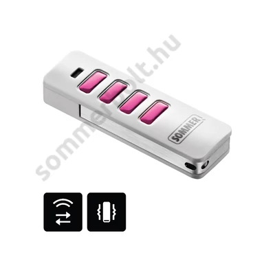 Sommer Pearl Vibe távirányító - fehér, pink gombokkal